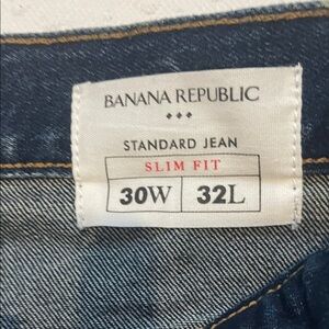 Banana Republic Standard Jean in Classic Blue men’s 30x32